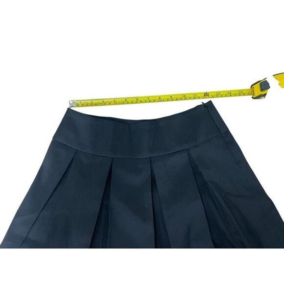 Cache Womens Mini Skirt Size S Black Pleated High Waist polyester Y2K NWT - Picture 9 of 12